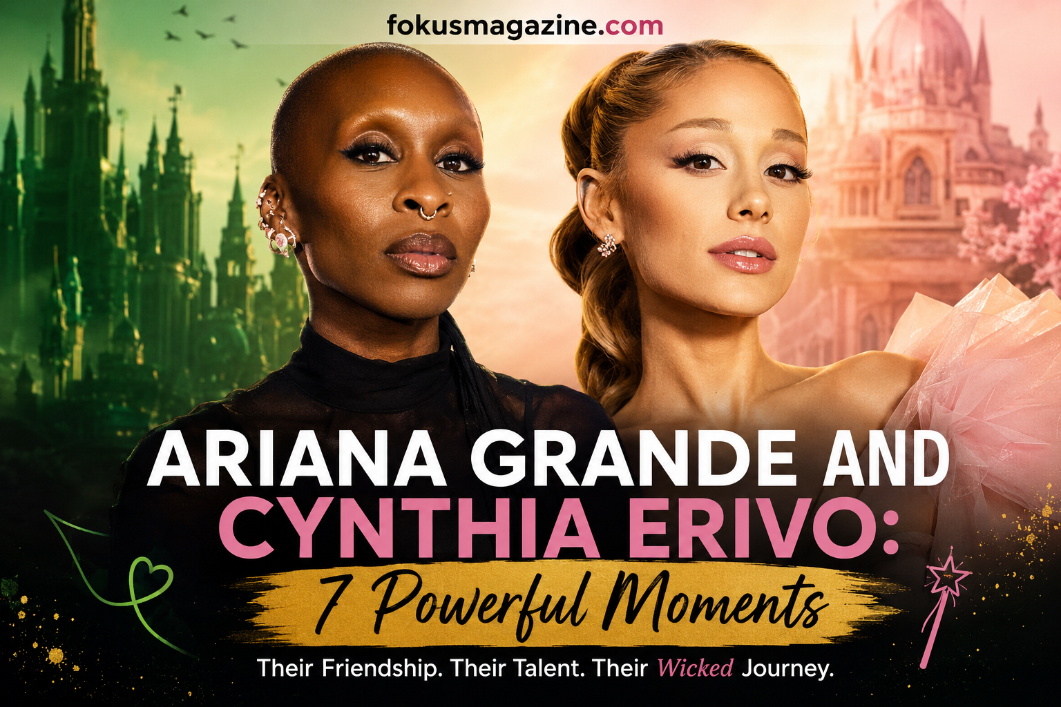 Ariana Grande and Cynthia Erivo