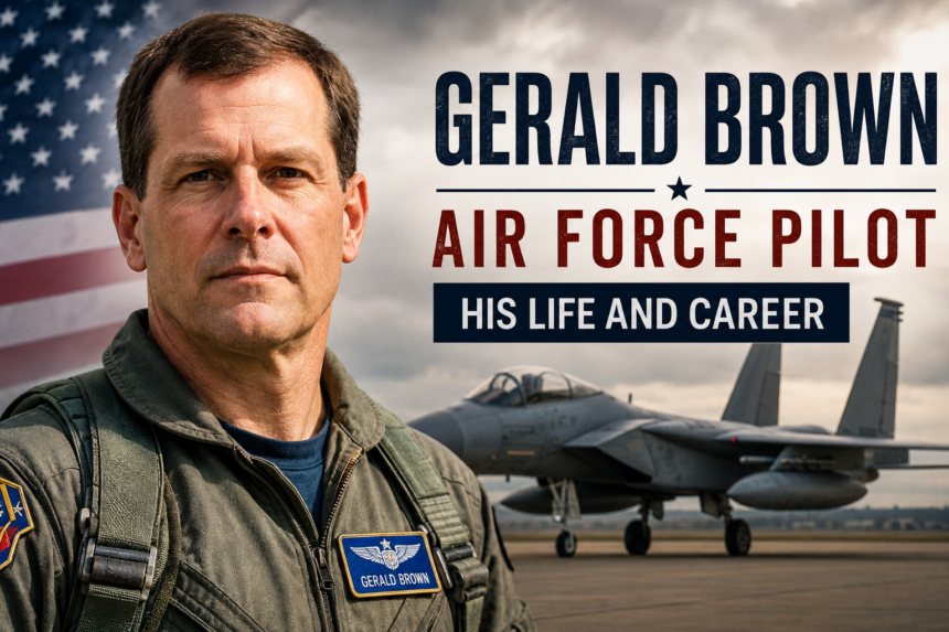 Gerald Brown Air Force Pilot