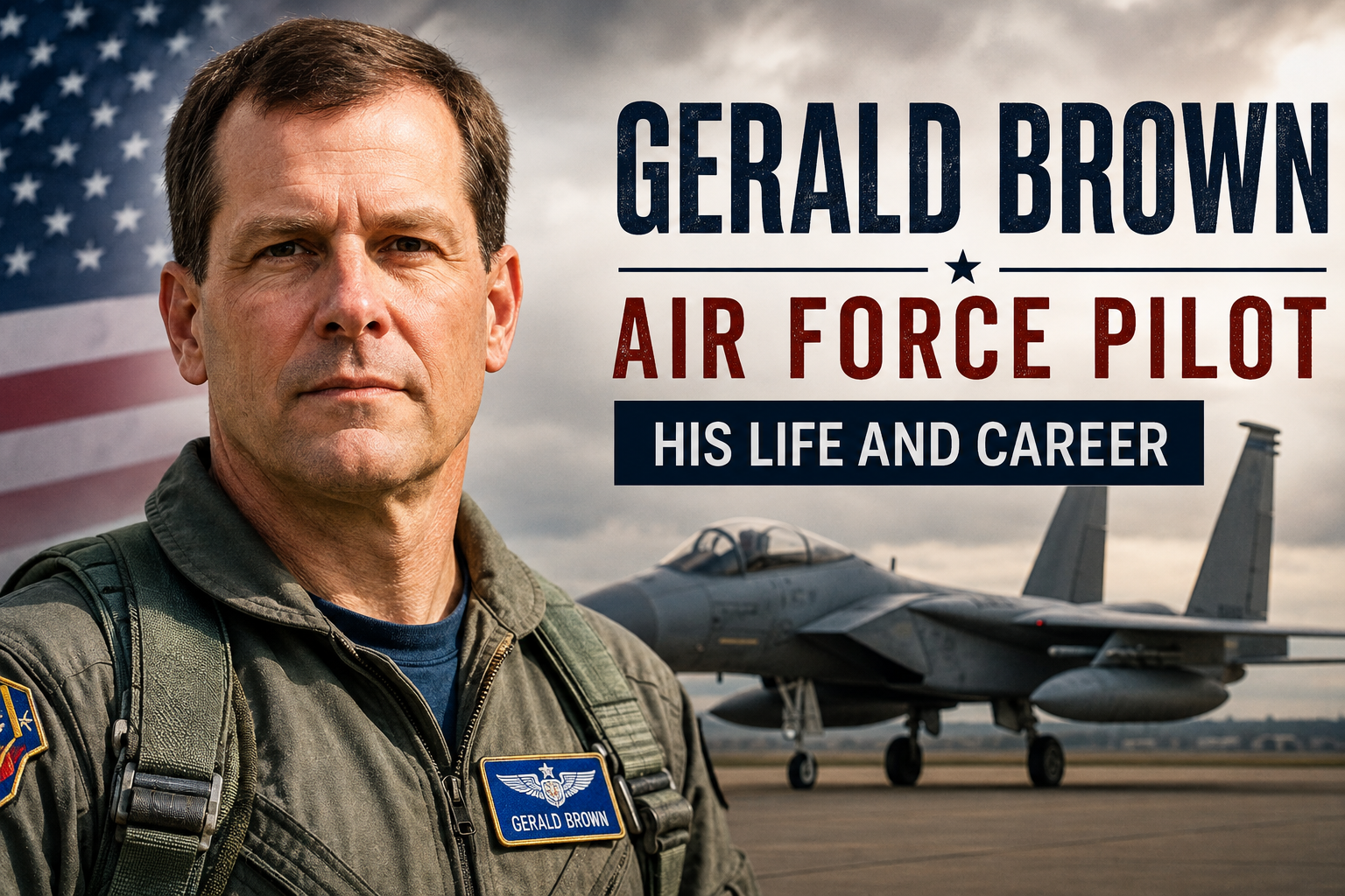 Gerald Brown Air Force Pilot